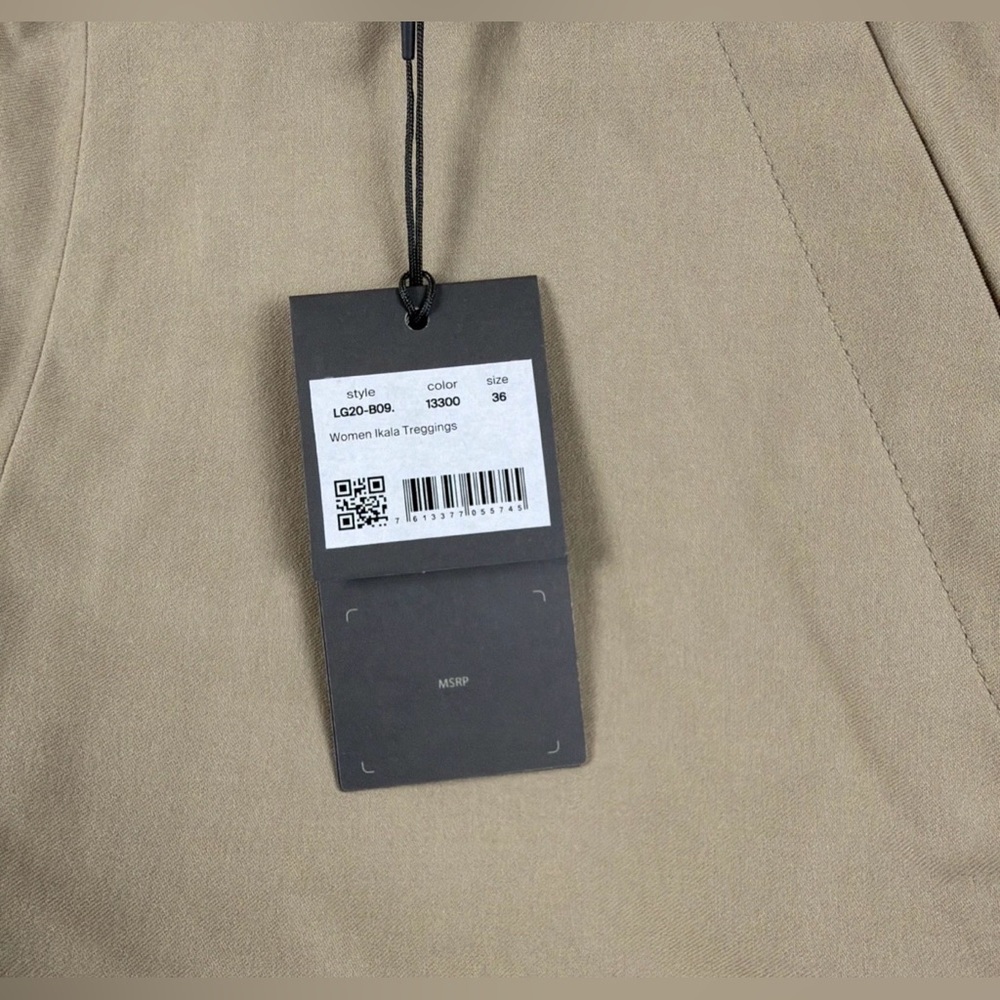 KJUS Womens Golf Pants Ikala Treggings Small Oxford Tan Viscose Polyamide - Picture 3 of 8